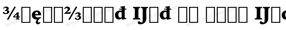 IowanOldSt Ext BT Bold Extension字体转换